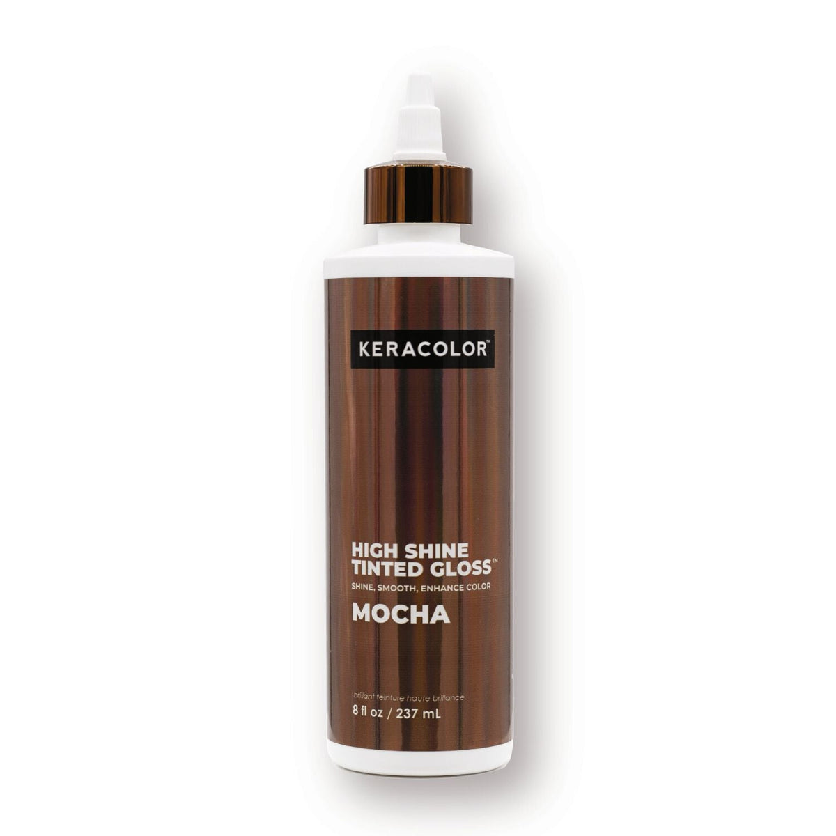 Keracolor - Mocha Color + Clenditioner & Tinted Gloss Duo Bundle – Keracolor High Shine Tinted Gloss Mocha 237ml
