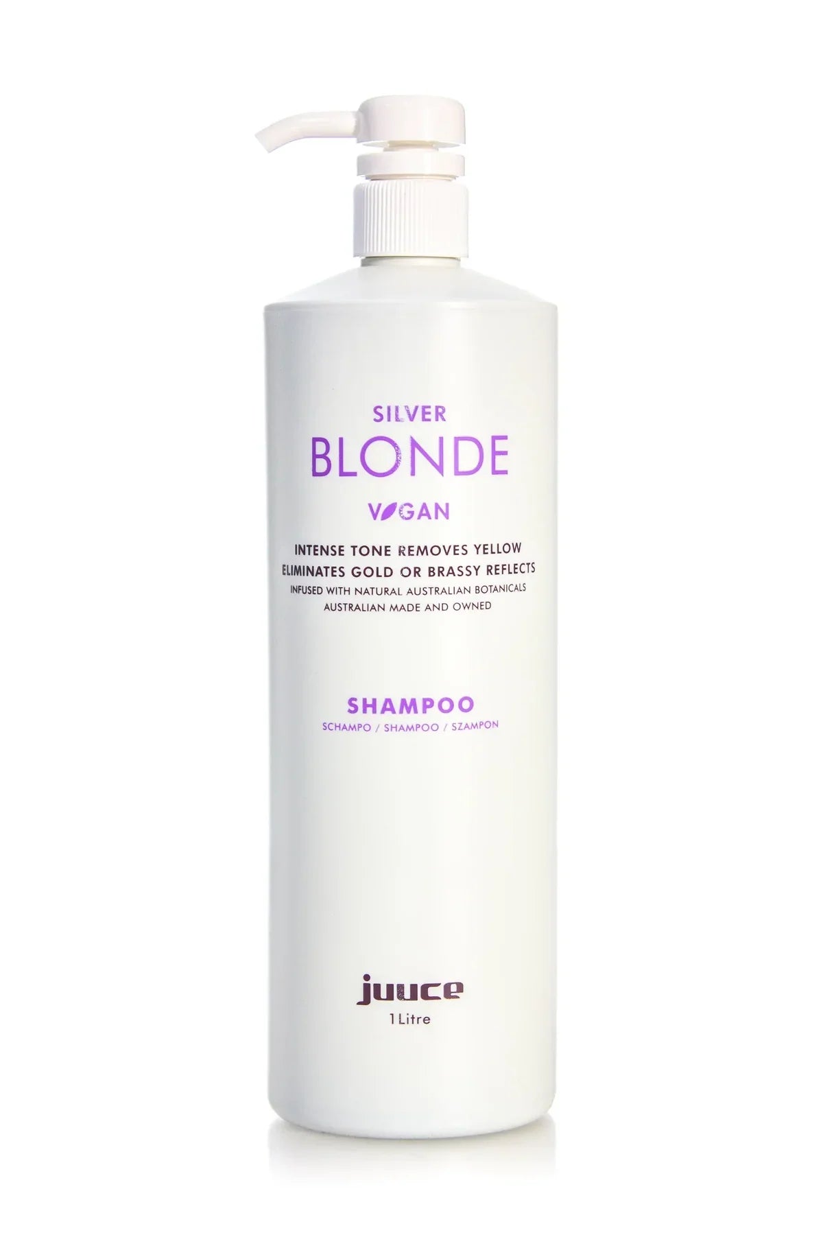 Juuce - Silver Blonde Shampoo & Conditioner Duo 1000ml Bundle – Juuce Silver Blonde Shampoo 1000ml
