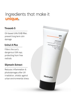 Minimilist - SPF 60 Sunscreen 50g - Zilion