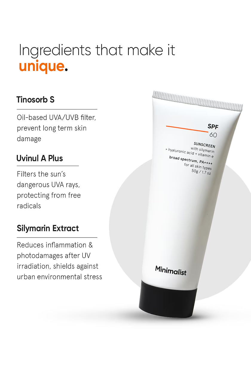 Minimilist - SPF 60 Sunscreen 50g - Zilion
