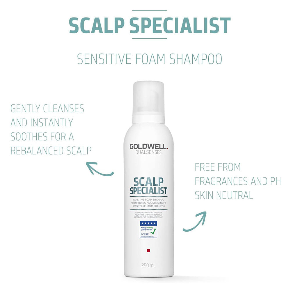 Goldwell - Scalp Specialist Sensitive Foam Shampoo 250ml – product view 2