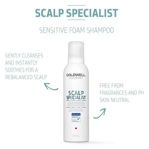 Goldwell - Scalp Specialist Sensitive Foam Shampoo 250ml – product view 2