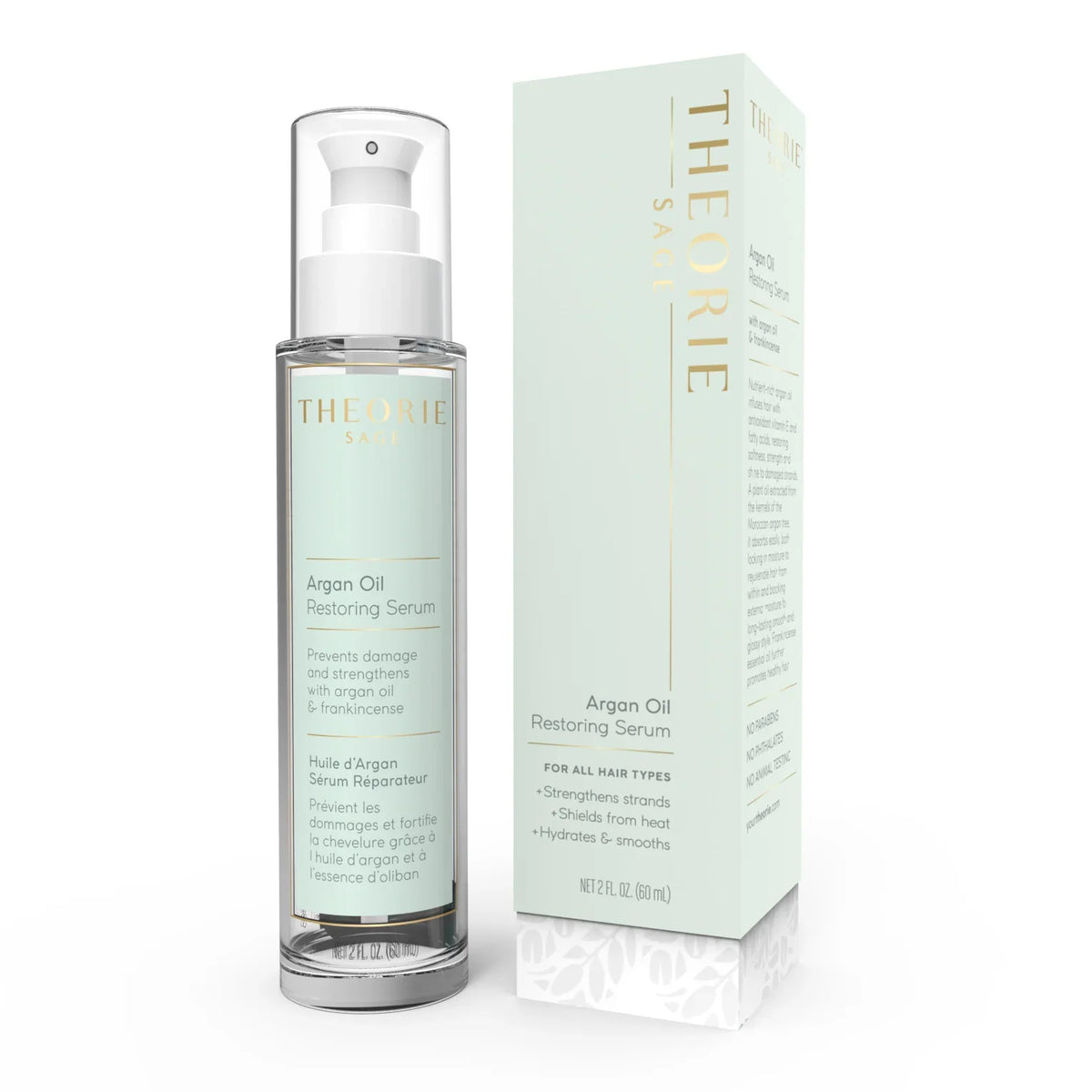 Theorie - Argan Oil Shampoo, Conditioner & Restoring Serum Trio Bundle – Theorie Argan Oil Restoring Serum 60ml