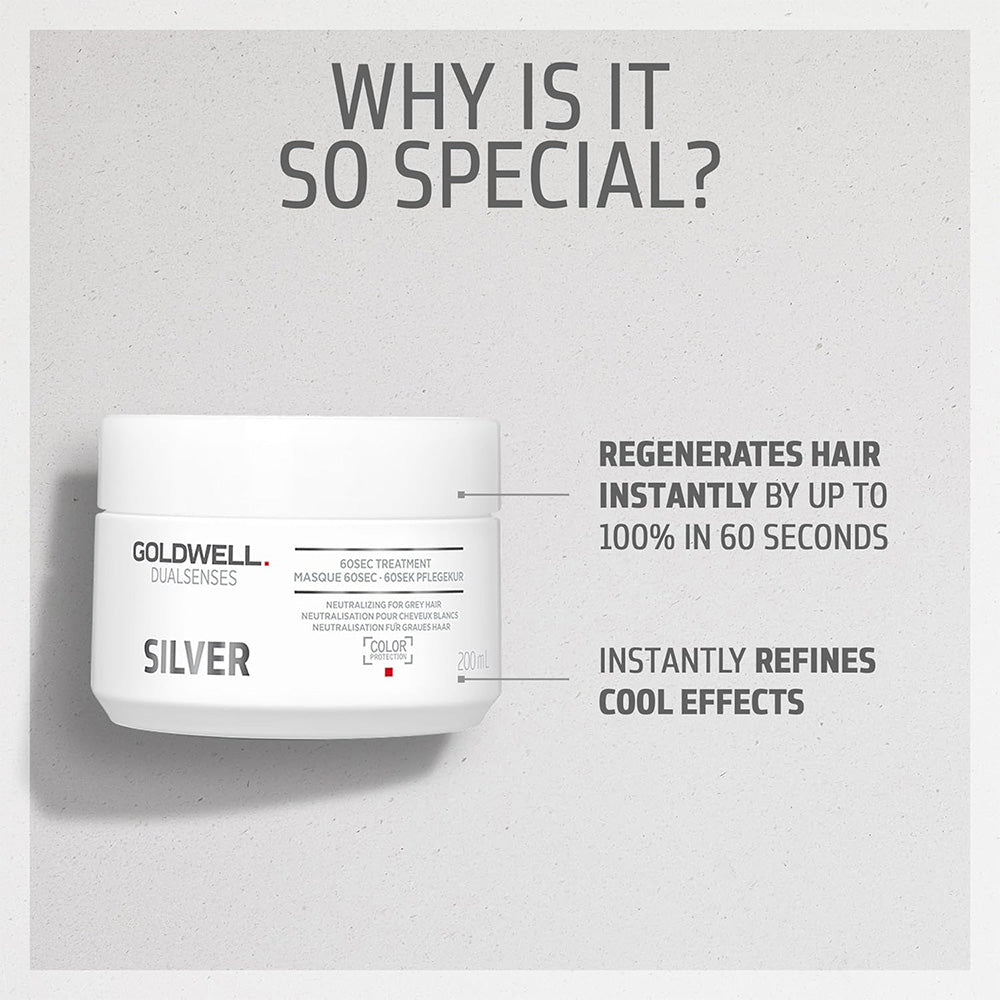 Goldwell - Silver 60sec Treatment 200ml – product view 4