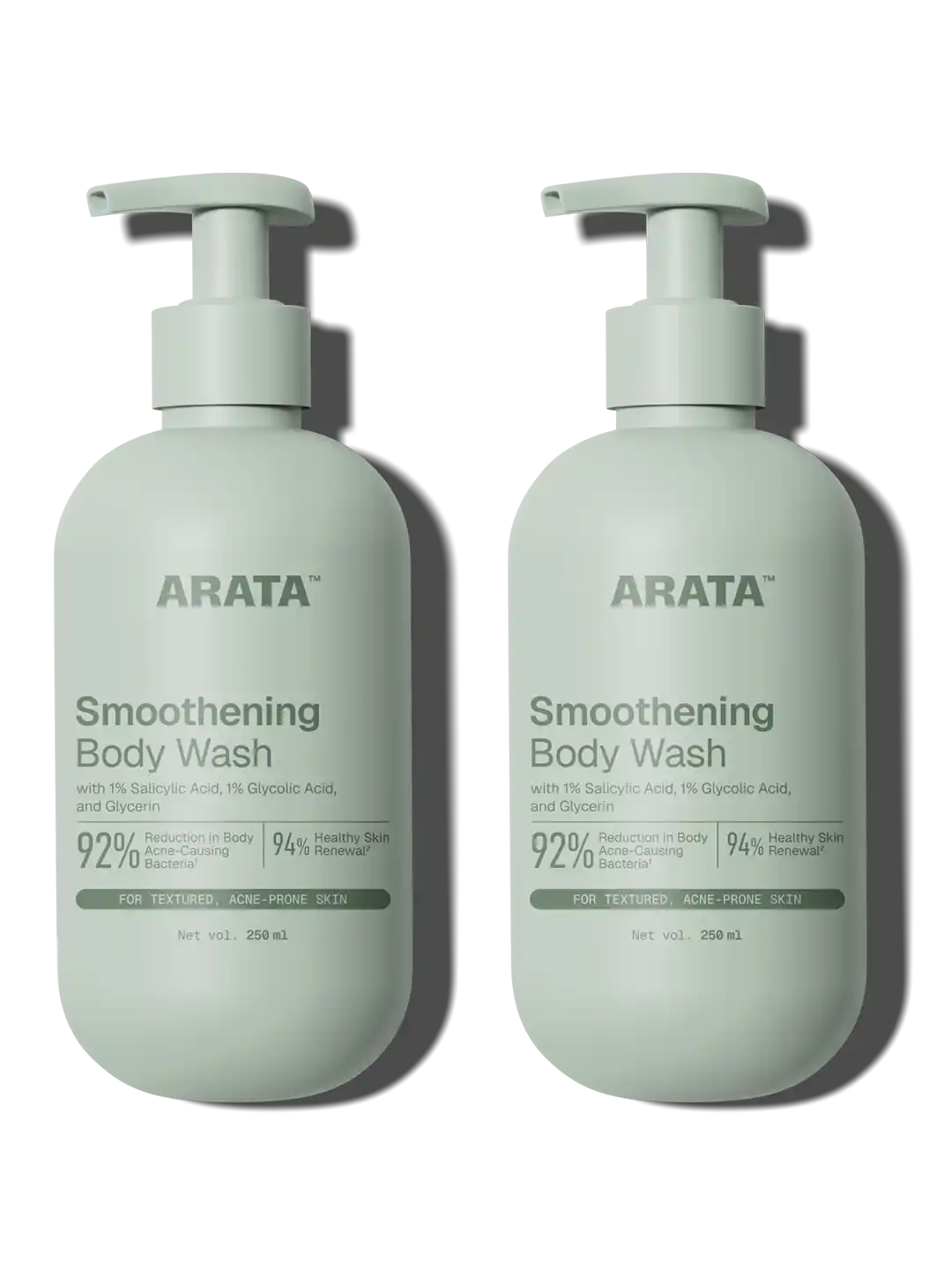 Arata - Smoothening Body Wash 250ml Pack of 2 – front of pack