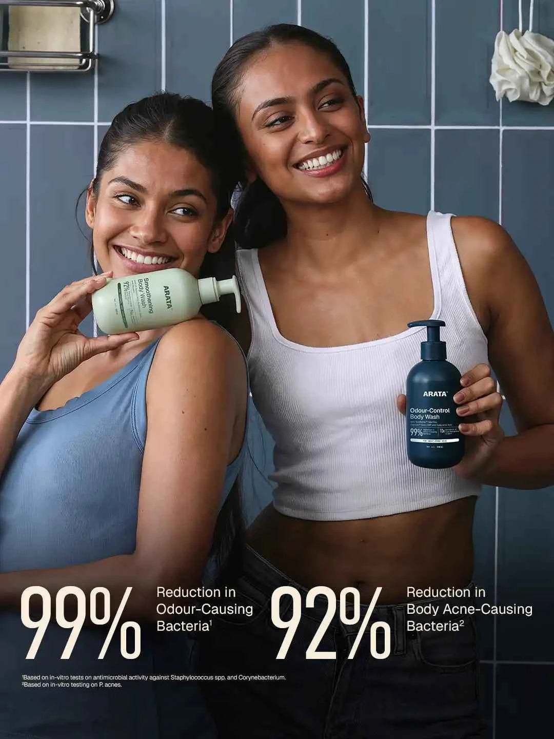 Arata - Smoothening & Odour Control Body Wash Duo 2 x 250ml