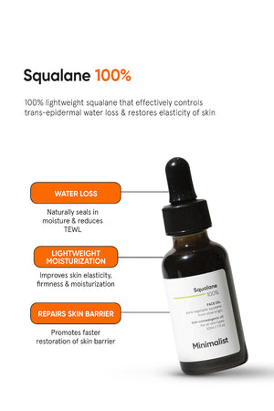 Minimilist - Squalane 100% Face Oil 30ml - Zilion