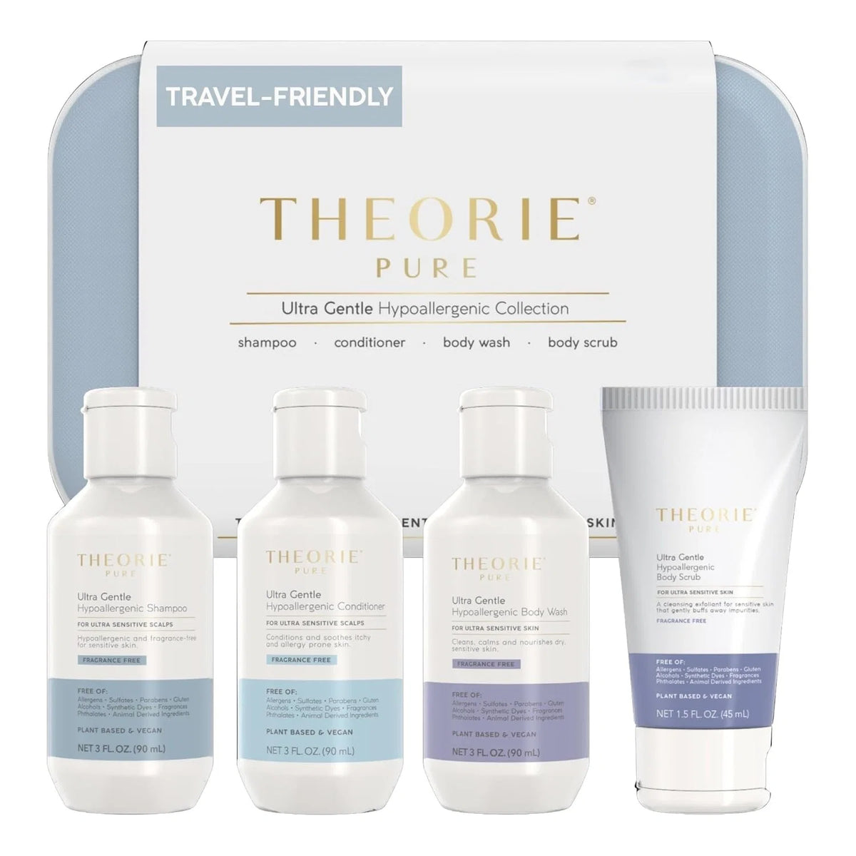 Theorie - Ultra Gentle Hypoallergenic Travel Kit 4pc