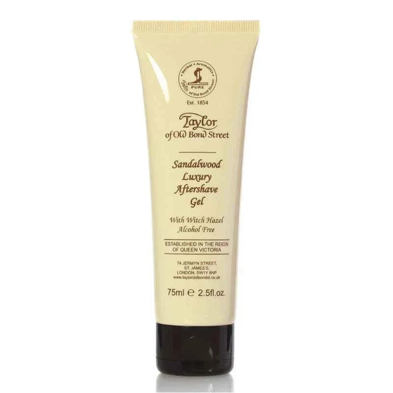 Taylor of Old Bond Street - Sandalwood Shaving Cream & After Shave Gel Duo Bundle – Taylor of Old Bond Street Sandalwood After Shave Gel 75ml