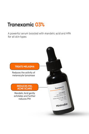 Minimilist - Tranexamic 3% Face Serum 30ml - Zilion
