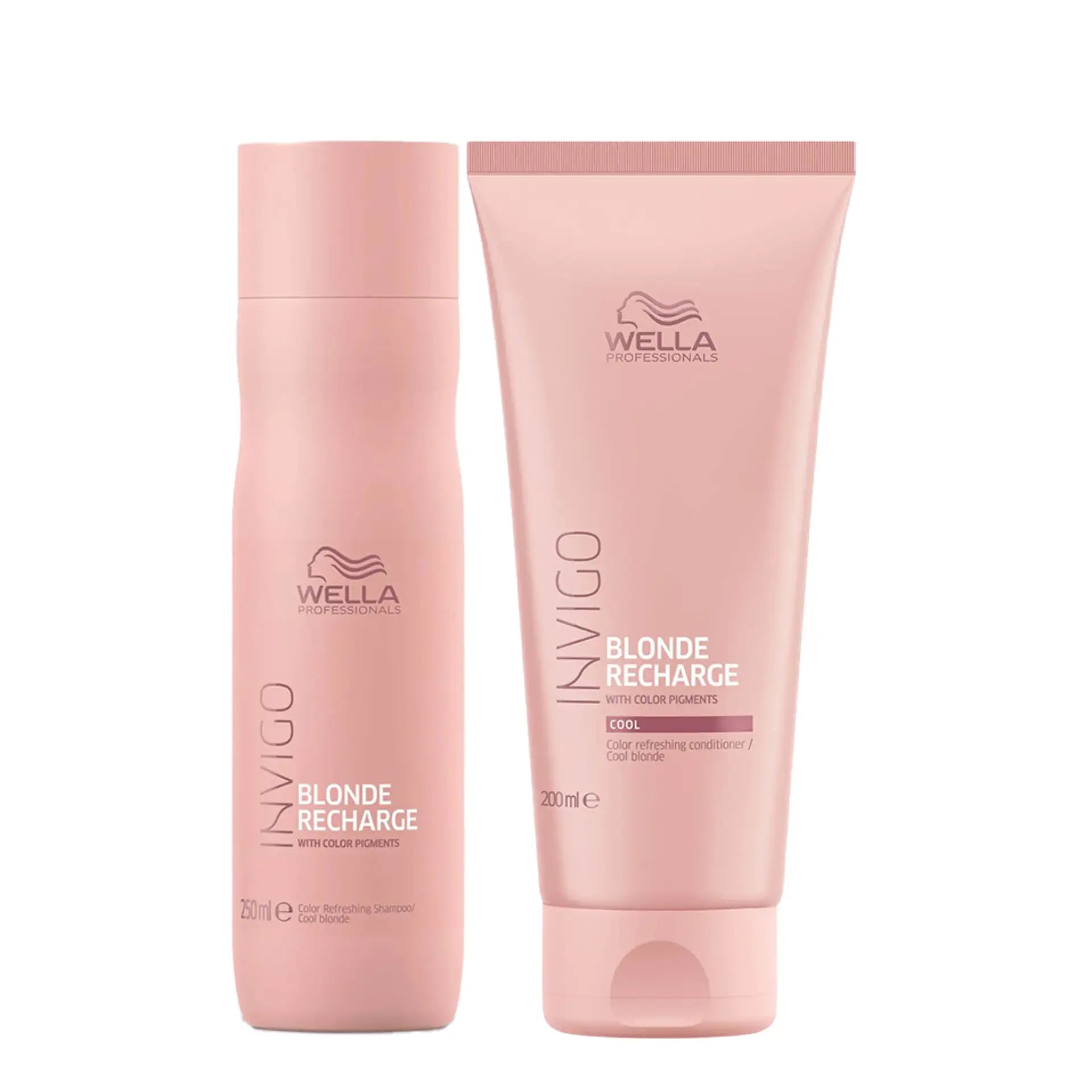 Wella Professionals - Invigo Blonde Recharge Cool Blonde Color Refreshing Shampoo & Conditioner Duo Bundle