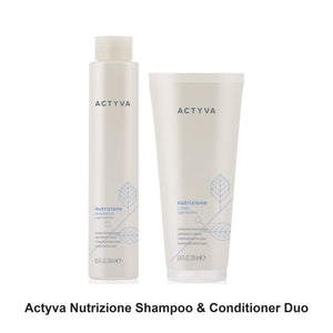 Actyva - Nutrizione Shampoo & Conditioner Duo Bundle – bundle contents: Nutrizione Light Nutrition Shampoo for Dry Hair 235ml, Nutrizione Light Treatment Conditioner 200ml