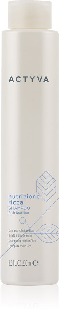 Actyva - Nutrizione Ricca Shampoo Refill Pouch 1000ml – formula shown in retail size
