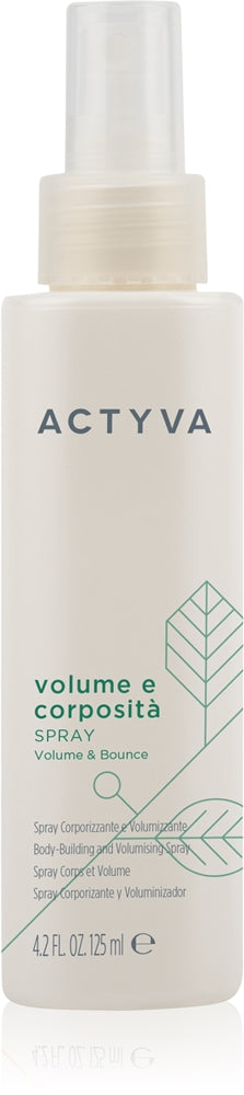 Actyva - Volume e Corposità Body-Building and Volumising Spray 125ml – front of pack