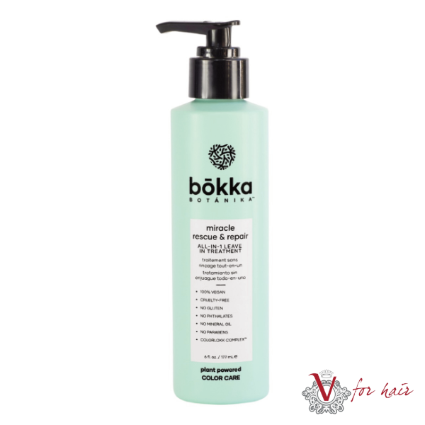 Bokka Botanika Miracle Rescue & Repair All-in-One Leave-In Treatment 177ml – bottle on white