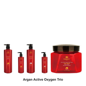 Angel En Provence - Argan Active Oxygen Shampoo, Conditioner & Mask Trio Bundle – bundle contents: Argan Active Oxygen Instant Repair Shampoo 300ml, Argan Active Oxygen Instant Repair Conditioner 300ml, Argan Active Oxygen Instant Repair Mask 550g
