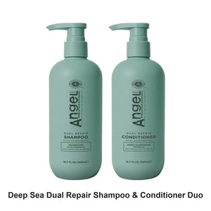 Angel En Provence - Deep Sea Dual Repair Shampoo & Conditioner Duo Bundle – bundle contents: Deep Sea Dual Repair Shampoo 500ml, Deep Sea Dual Repair Conditioner 500ml