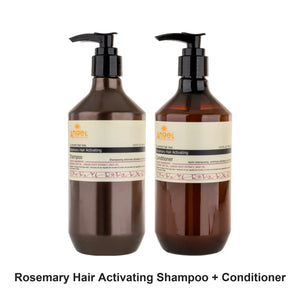 Angel En Provence - Rosemary Hair Activating Shampoo & Conditioner Duo Bundle – bundle contents: Rosemary Hair Activating Shampoo 400ml, Rosemary Hair Activating Conditioner 400ml