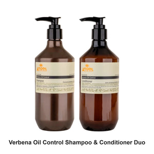 Angel En Provence - Verbena Oil Control Shampoo & Conditioner Duo Bundle – bundle contents: Verbena Oil Control Shampoo 400ml, Verbena Oil Control Conditioner 400ml