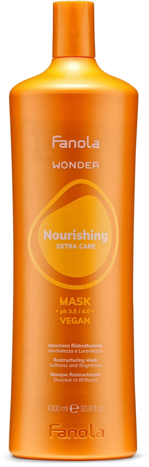 Fanola - Nourishing Shampoo, Conditioner & Mask Trio 1000ml Bundle – Fanola Nourishing Mask 1000ml