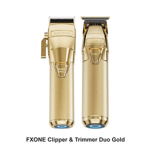 BaByliss Pro - FXONE Clipper & Trimmer Duo Gold Bundle – bundle contents: FXONE Clipper Gold, FXONE Trimmer Gold
