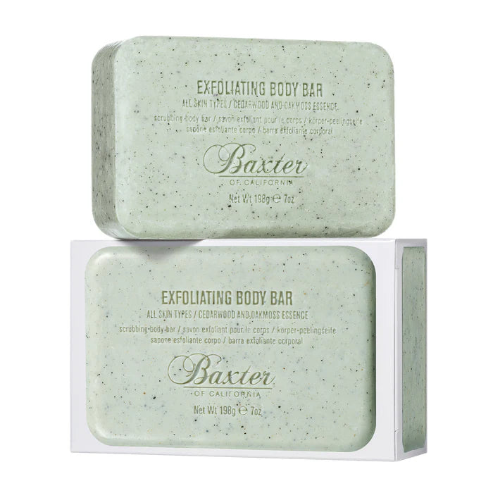 Baxter Of California - Exfoliating Body Bar Cedarwood and Oakmoss 198g