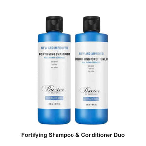Baxter of California - Fortifying Shampoo & Conditioner Duo Bundle – bundle contents: Baxter Of California - Fortifying Shampoo 236ml, Baxter Of California - Fortifying Conditioner 236ml