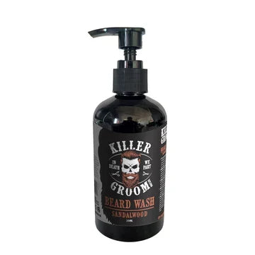 Killer Groom - Sandalwood Beard Wash & Beard Oil Duo Bundle – Killer Groom Beard Wash Sandalwood 250ml