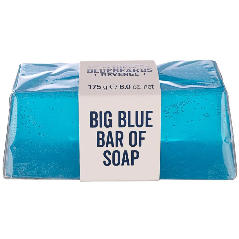 The Bluebeards Revenge - Big Blue Bar of Soap – Twin Pack (2 x 175g) – The Bluebeards Revenge - Big Blue Bar of Soap 175g