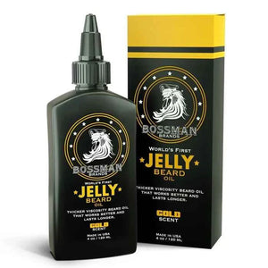 Bossman - Gold Beard Care Trio Bundle (Conditioner, Jelly & Balm) – Bossman Beard Jelly Gold 4oz
