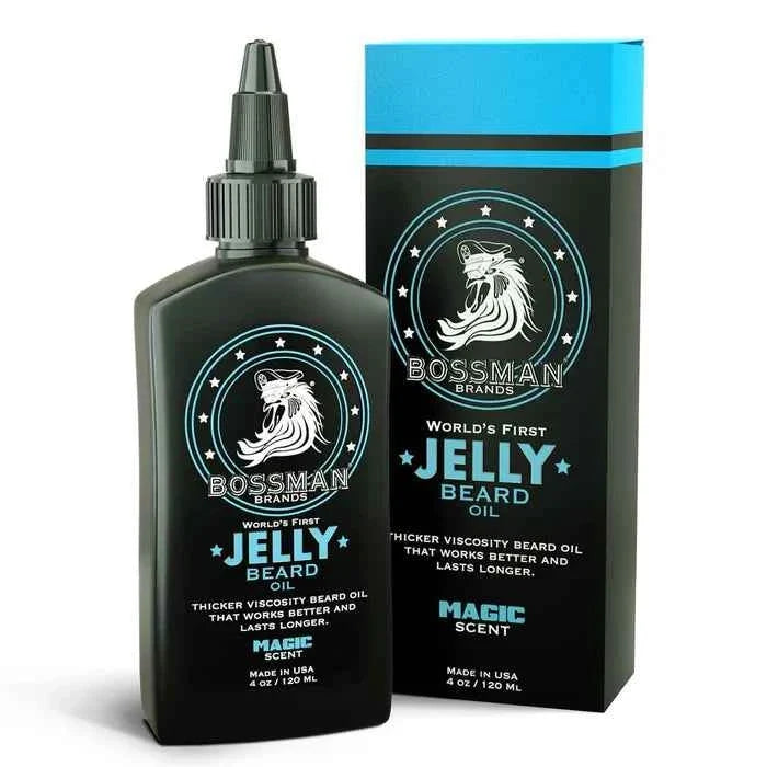 Bossman - Magic Blue Beard Care Trio Bundle (Conditioner, Jelly & Balm) – Bossman Beard Jelly Magic Blue 4oz