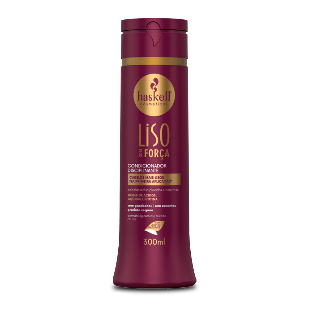 Haskell - Liso Com Forca Shampoo & Conditioner Duo Bundle – Haskell Liso Com Forca (Straight with Strength) Conditioner 300ml