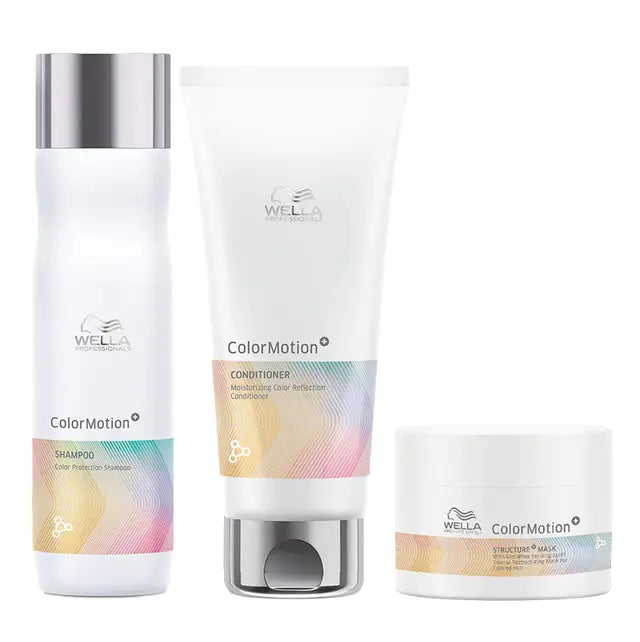 Wella Professionals - Premium Care ColorMotion+ Shampoo, Conditioner & Mask Trio Bundle