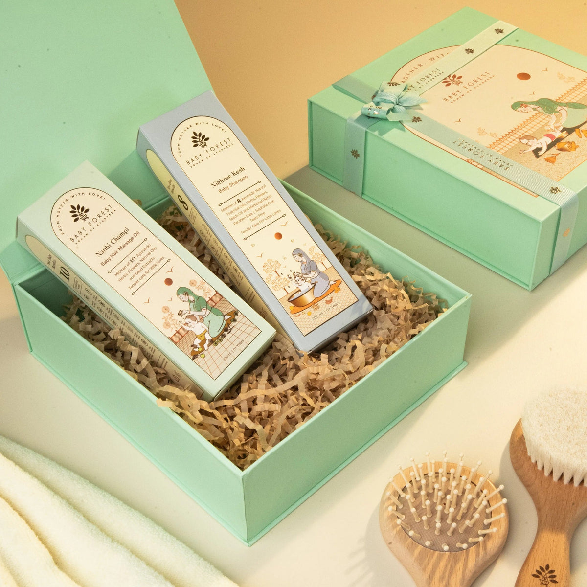 Baby Forest - Maasoom Petika Baby Gift Set Hair Care – gift set overview