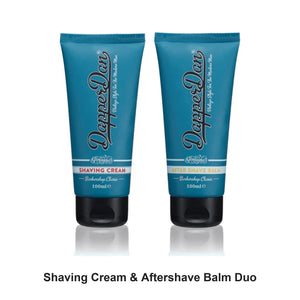 Dapper Dan - Shaving Cream & Aftershave Balm Duo Bundle – bundle contents: Shaving Cream 100ml, Aftershave Balm 100ml