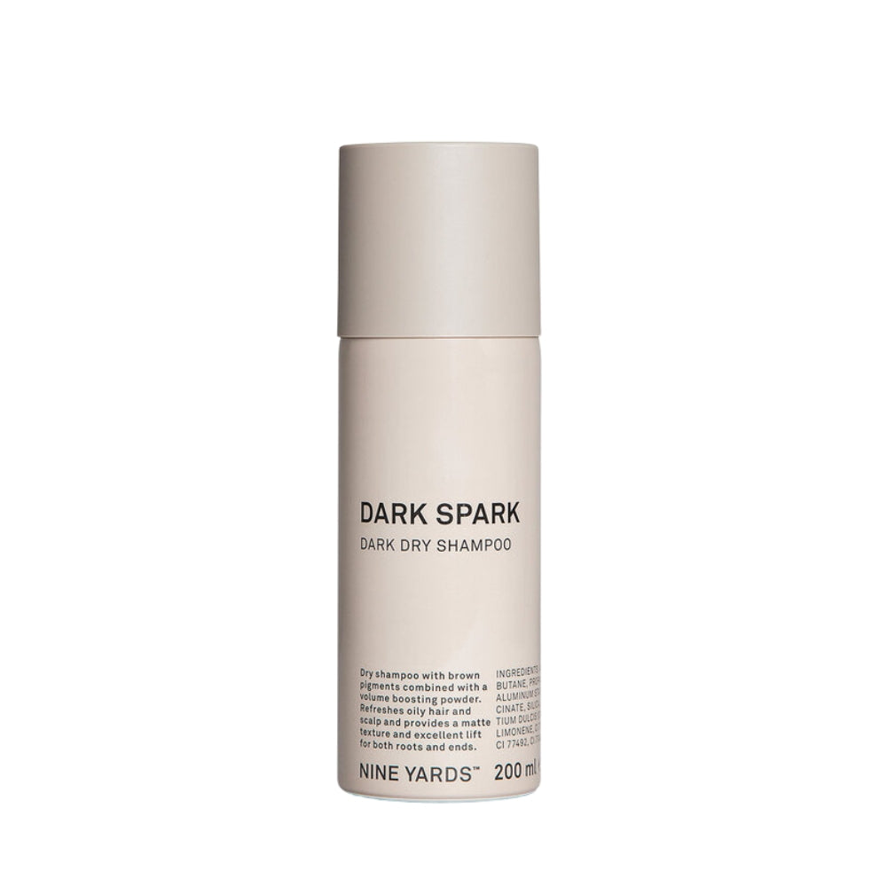 Nine Yards - Dark Spark Dark Dry Shampoo 200ml – front of pack