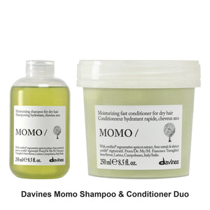 Davines - Momo Shampoo & Conditioner Duo Bundle – bundle contents: Momo Shampoo 250ml, Momo Conditioner 250ml