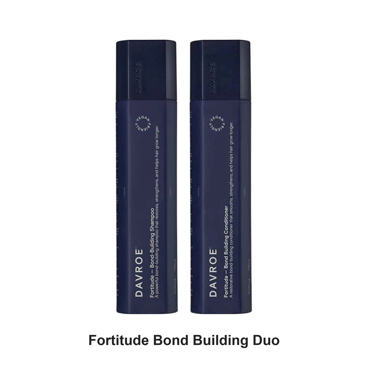 Davroe - Fortitude Bond Building Shampoo & Conditioner Duo Bundle – bundle contents: Fortitude Bond Building Shampoo 325ml, Fortitude Bond Building Conditioner 325ml