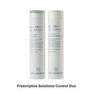 De Lorenzo - Prescriptive Solutions Control Shampoo & Intense Conditioner Duo Bundle – bundle contents: Prescriptive Solutions Control Shampoo 275ml, Prescriptive Solutions Control Intense Conditioner 275ml