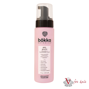 Bokka Botanika Defy Gravity Volume & Thickening Foam 207ml – can on white