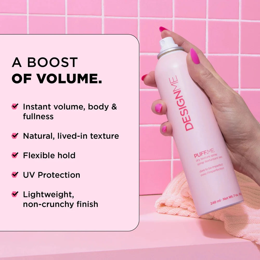 DesignMe Puff Me Dry Texture Spray 248ml - image 2