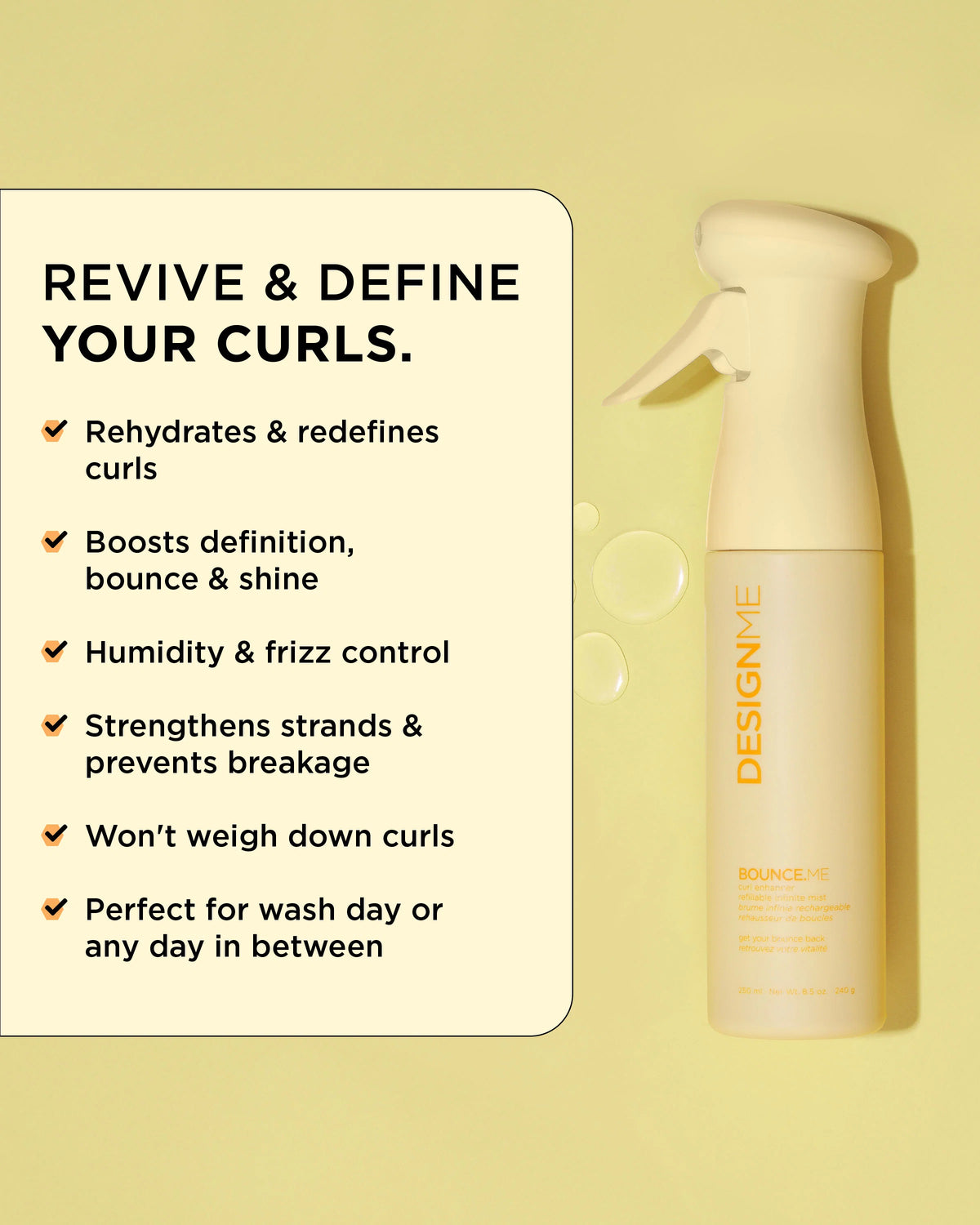 DesignMe Bounce Me Curl Enhancer Spray 250ml - image 2