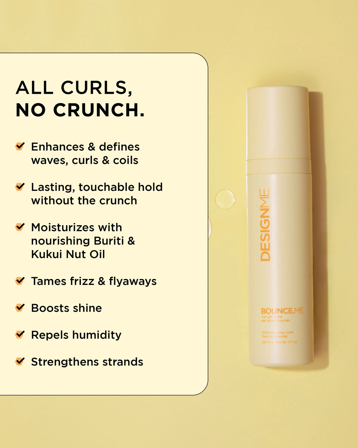 DesignMe Bounce Me Curl Gel Spray 230ml - image 2