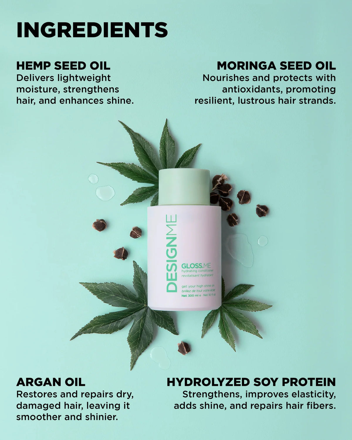 DesignMe Gloss Me Hydrating Conditioner 500ml - image 3
