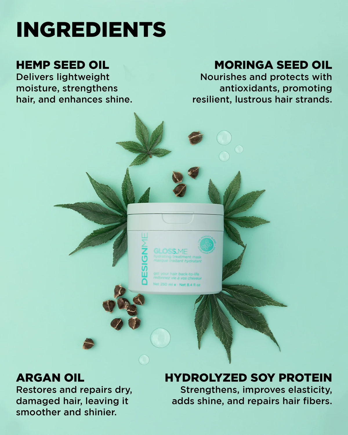 DesignMe Gloss Me Hydrating Treatment Mask 10ml - image 3