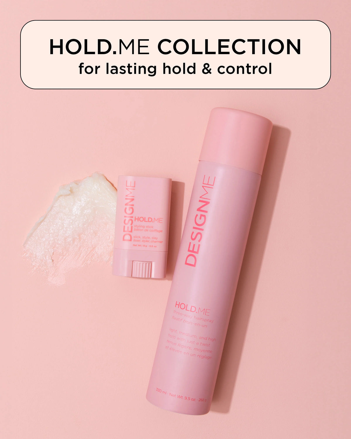 DesignMe Hold Me Three-Way Hairspray 69ml - image 5