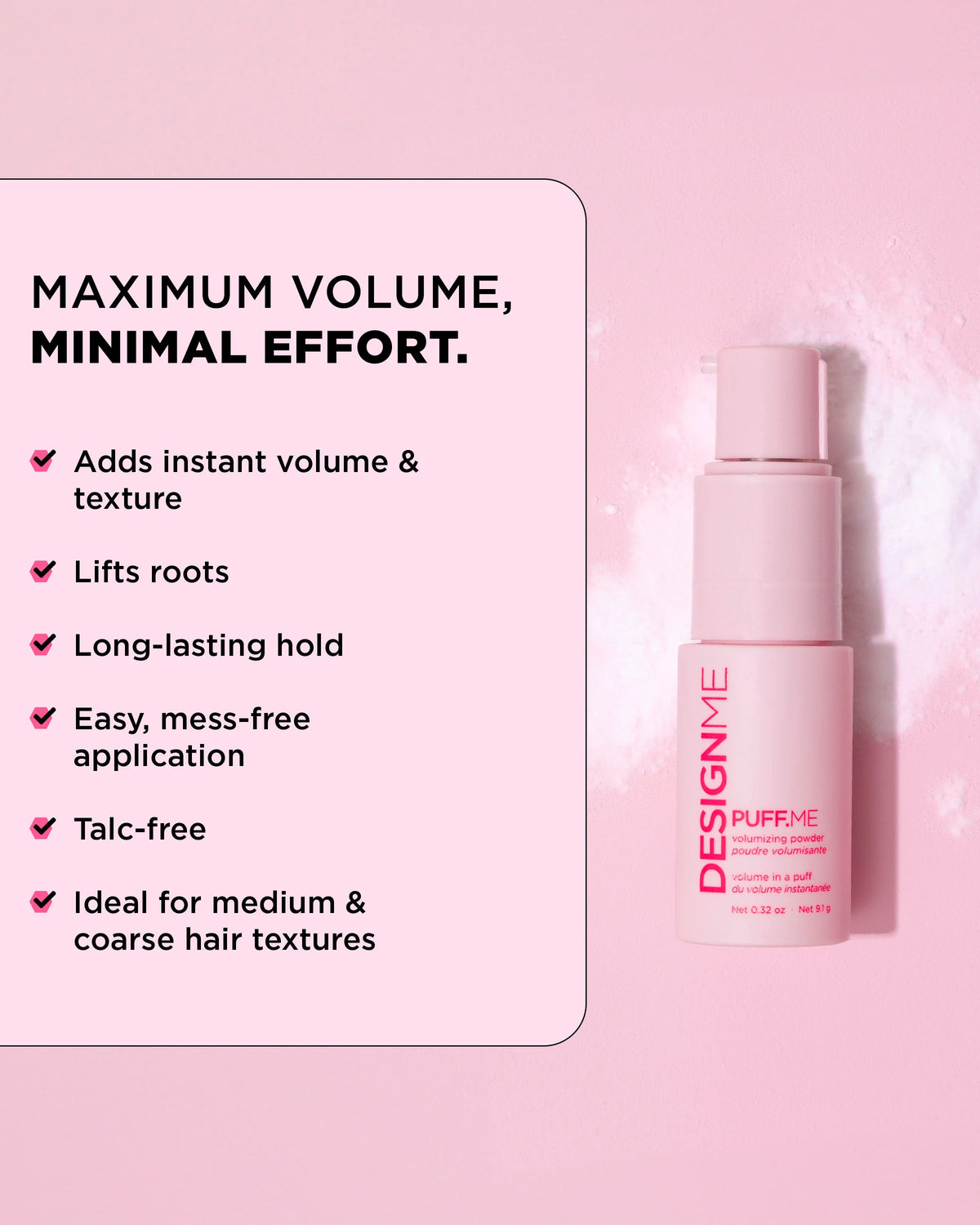 DesignMe Puff Me Volumizing Powder 9.1g - image 2