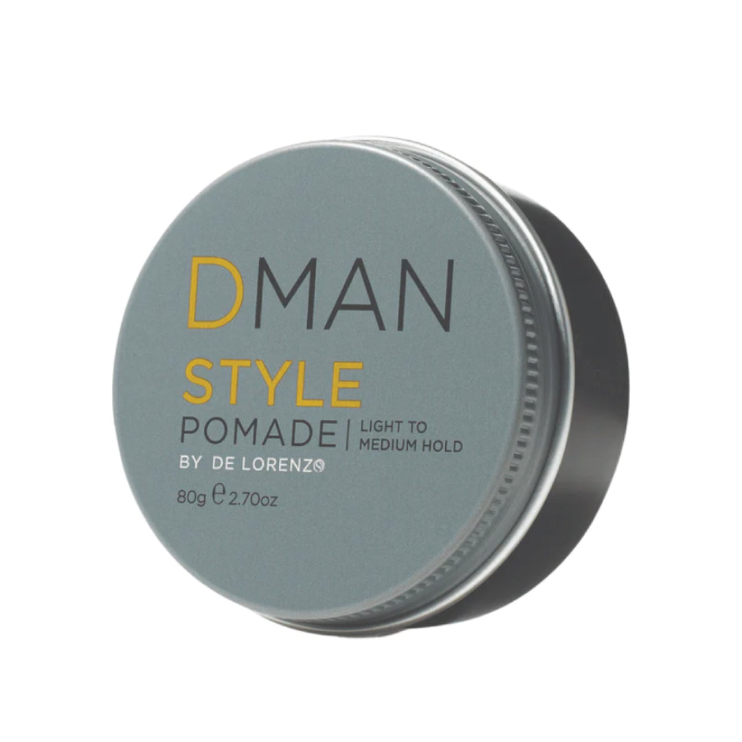 De Lorenzo - DMan Style Pomade – Twin Pack (2 x 80g) – De Lorenzo - DMan Style Pomade 80g