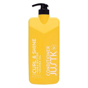 JustK - Curl & Shine Shampoo & Conditioner Duo 1000ml Bundle – JustK Curl & Shine Shea Butter & Jojoba Oil Conditioner 1000ml