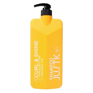 JustK - Curl & Shine Shampoo & Conditioner Duo 1000ml Bundle – JustK Curl & Shine Shea Butter & Jojoba Oil Shampoo 1000ml